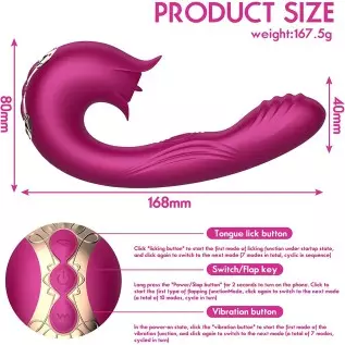 Slap Sucking Vibrator 7-Frequency Powerful Female Vibrator 10-Frequency Pulsating Vibrator, Full Body Water Resistant, Bathroom Slap Sucking Vibrator 7-Frequency Powerful Female Vibrator 10-Frequency Pulsating Vibrator, Full Body Water Resistant, Bathroom