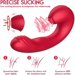 Slap Sucking Vibrator 7-Frequency Powerful Female Vibrator 10-Frequency Pulsating Vibrator, Full Body Water Resistant, Bathroom Slap Sucking Vibrator 7-Frequency Powerful Female Vibrator 10-Frequency Pulsating Vibrator, Full Body Water Resistant, Bathroom