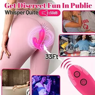 Rose Adult Sex Toy for Women Sex - Wearable Panty Vibrator Remote Control Clit G Spot Vibrator with 7 Vibrations, Ultra Quiet Co Rose Adult Sex Toy for Women Sex - Wearable Panty Vibrator Remote Control Clit G Spot Vibrator with 7 Vibrations, Ultra Quiet Co