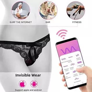 APP Remote Control Panties Vibrator, 10 Modes Rechargeable Bullet Vibrator Waterproof Clitoris Stimulator - Adult Sex Toys for W APP Remote Control Panties Vibrator, 10 Modes Rechargeable Bullet Vibrator Waterproof Clitoris Stimulator - Adult Sex Toys for W