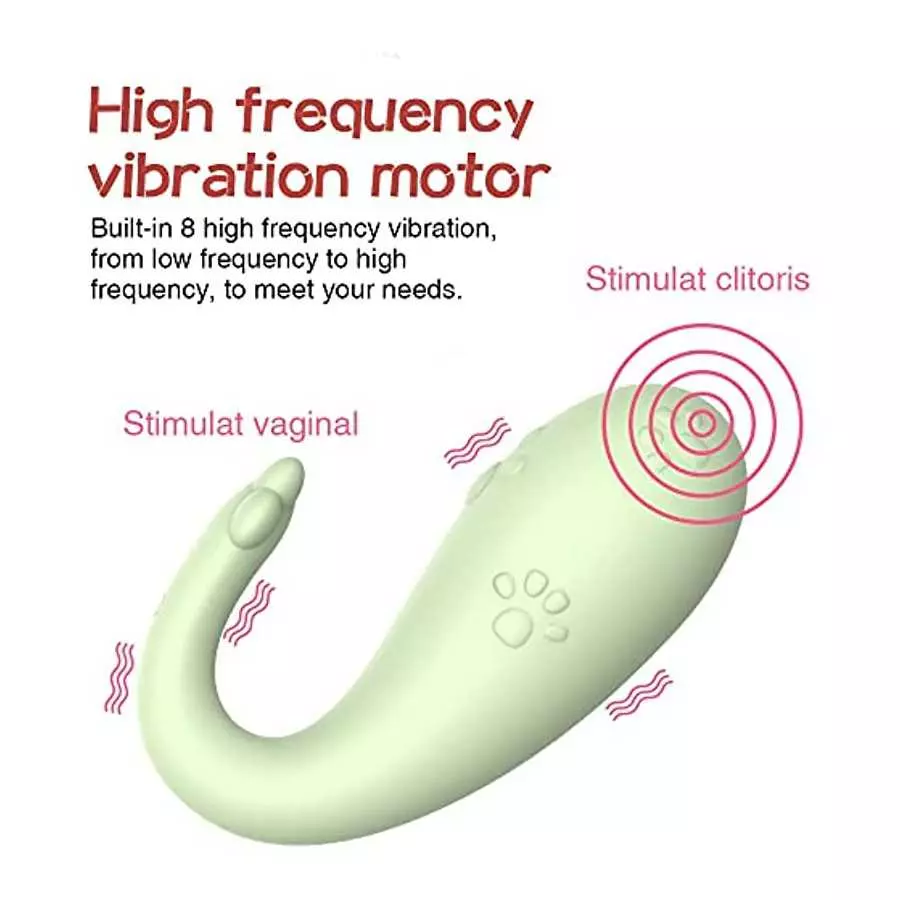 Remote Control Whale Vibrator Wireless Vibrating Egg Toy for Women Stimulator Toys 18 Plus for Adult,Green
