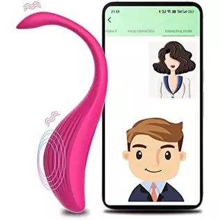 App Control Clitoral G-spot Vibrator, Wearable Panty Clit Egg Vibrators Vaginal Anal Stimulator with 9 Vibration Modes, Recharge