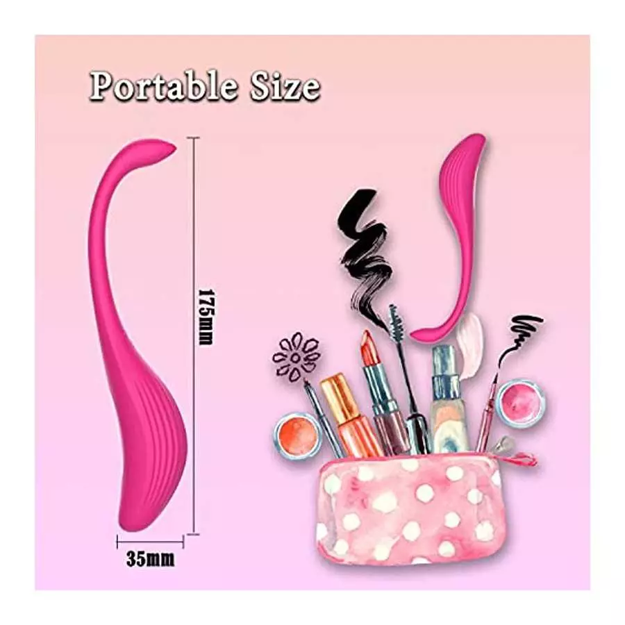 App Control Clitoral G-spot Vibrator, Wearable Panty Clit Egg Vibrators Vaginal Anal Stimulator with 9 Vibration Modes, Recharge