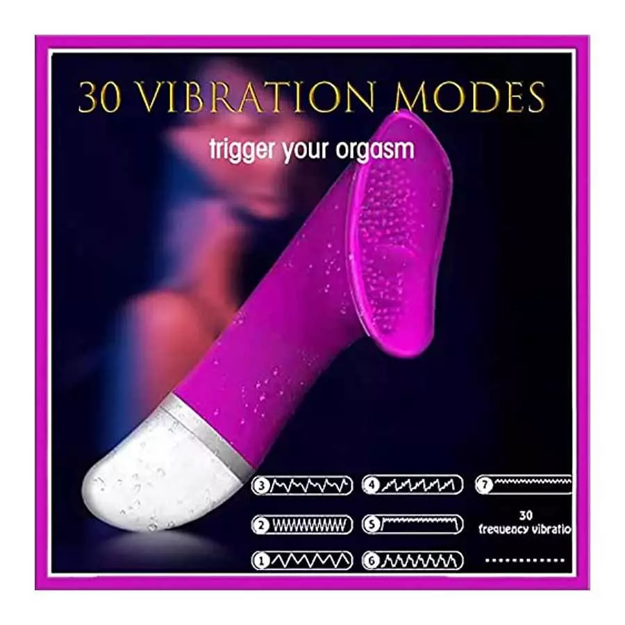 G-spot Clit Vibrator,30 Speed Vibrator Clit Sucker Vagina Stimulator Sex Toy,Rechargeable Clit Massager for Women,Purple