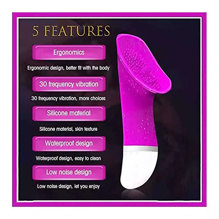 G-spot Clit Vibrator,30 Speed Vibrator Clit Sucker Vagina Stimulator Sex Toy,Rechargeable Clit Massager for Women,Purple