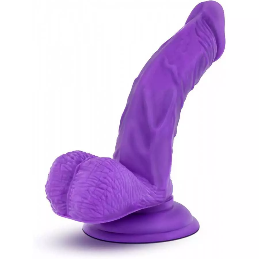 Ruse - Magic Stick - 7" Realistic G Spot Stimulating Curved Ultrasilk Smooth Soft Platinum Cured Puria Silicone Dildo - Suction 