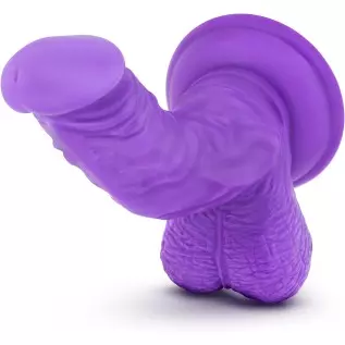 Ruse - Magic Stick - 7" Realistic G Spot Stimulating Curved Ultrasilk Smooth Soft Platinum Cured Puria Silicone Dildo - Suction 