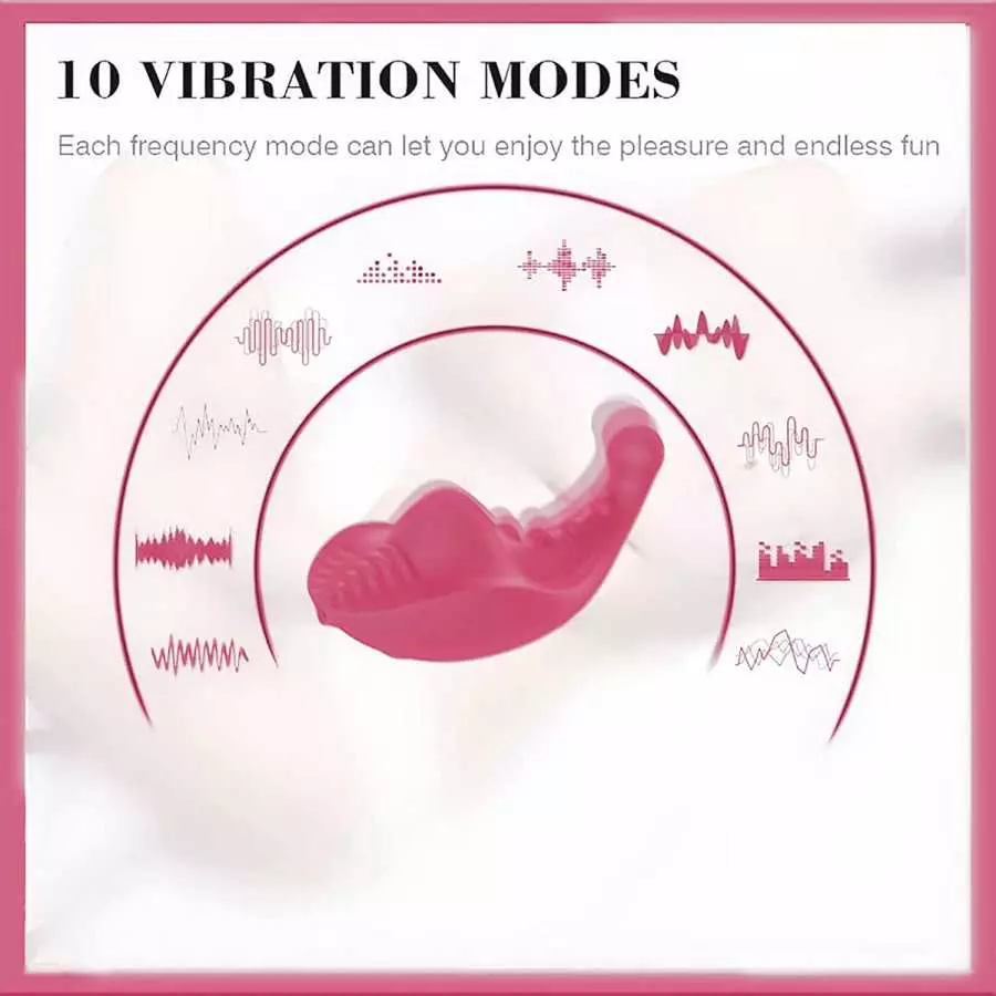 Wearable Panty Vibrator, 10 Speed Vibrating Egg Stimulator Wireless Remote Control Massager Female Masturbator Adult Sex Toys,Pi
