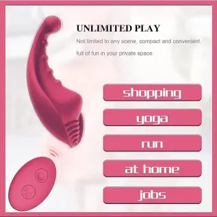 Wearable Panty Vibrator, 10 Speed Vibrating Egg Stimulator Wireless Remote Control Massager Female Masturbator Adult Sex Toys,Pi Wearable Panty Vibrator, 10 Speed Vibrating Egg Stimulator Wireless Remote Control Massager Female Masturbator Adult Sex Toys,Pi