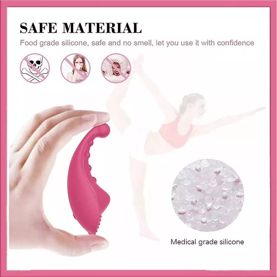 Wearable Panty Vibrator, 10 Speed Vibrating Egg Stimulator Wireless Remote Control Massager Female Masturbator Adult Sex Toys,Pi