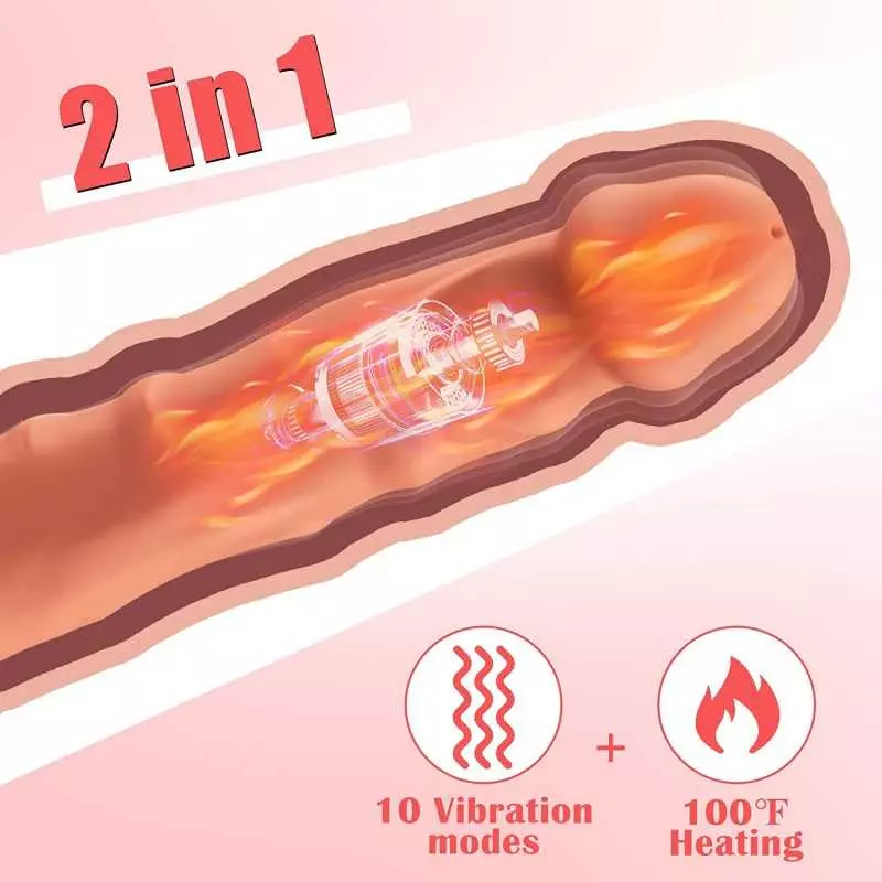 Realistic Dildo Vibrator, DANKIS G-spot Vibrator for Women's Sex, Dildos Adult Sex Toys with 10 Vibration Modes, Adult Pleasure 