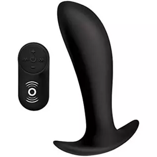 Silicone Prostate Vibrator with Remote Control