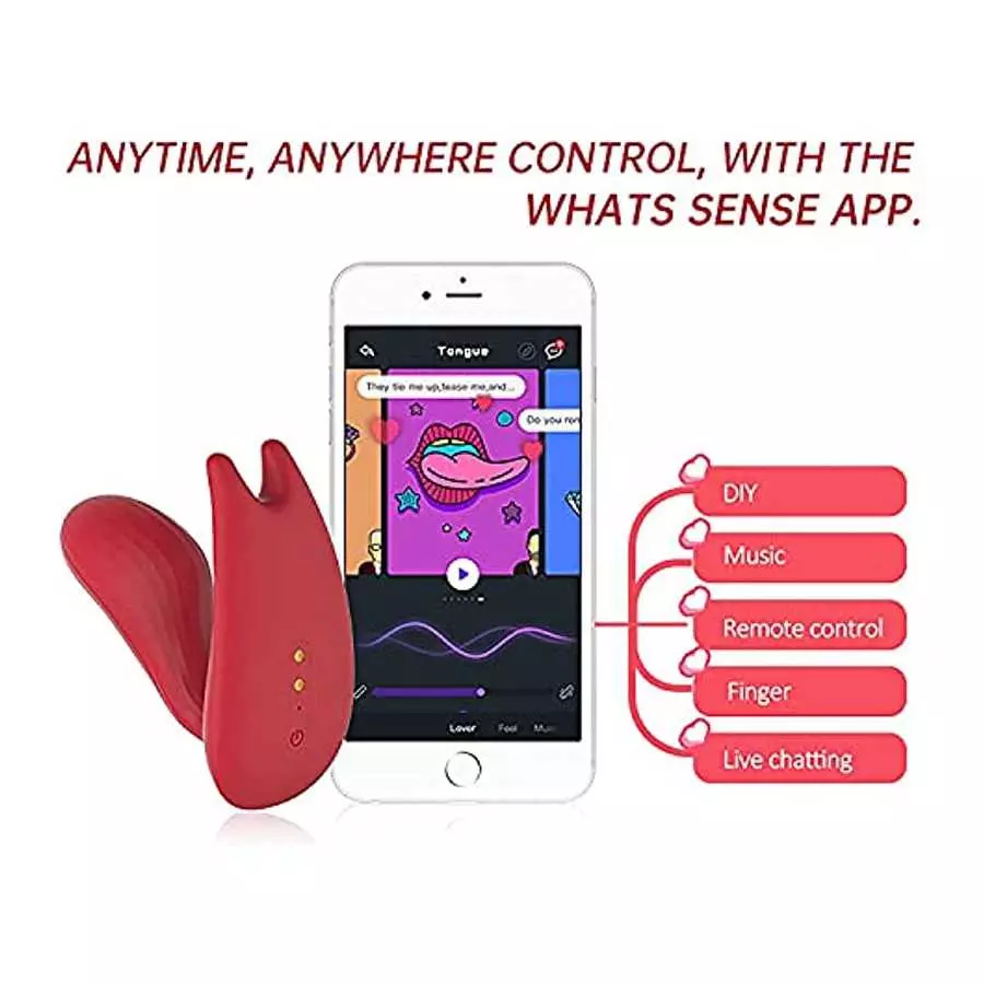 Magic Motion Remote Wearable Panty Vibrator with APP-Dual Motor Designed for Ladies Invisible Vibrator Waterproof Powerful Vibra