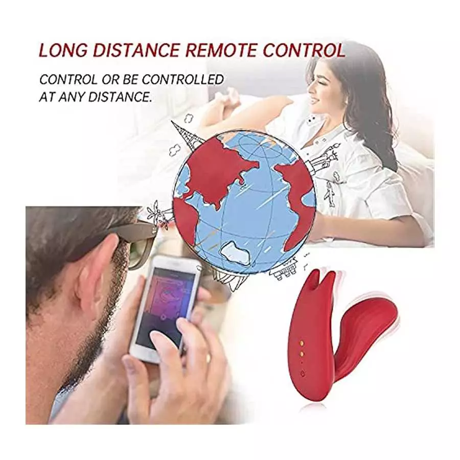 Magic Motion Remote Wearable Panty Vibrator with APP-Dual Motor Designed for Ladies Invisible Vibrator Waterproof Powerful Vibra