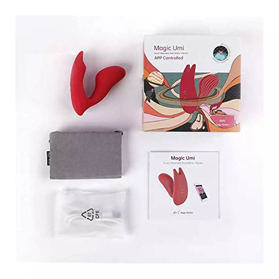 Magic Motion Remote Wearable Panty Vibrator with APP-Dual Motor Designed for Ladies Invisible Vibrator Waterproof Powerful Vibra