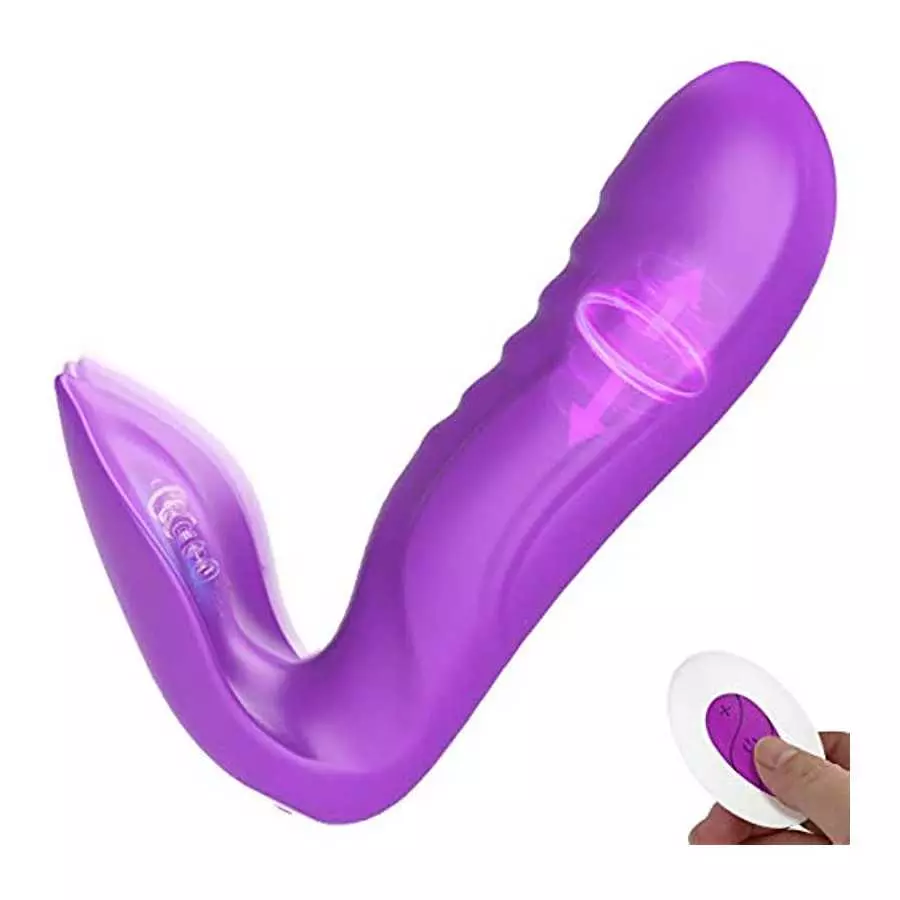 Remote Control Vibrator Couples Sex Toys for Women, Gephonsi Wearable Panty G Spot Clitoral Vibrator with 10 Vibrating 7 Pulsati Remote Control Vibrator Couples Sex Toys for Women, Gephonsi Wearable Panty G Spot Clitoral Vibrator with 10 Vibrating 7 Pulsati