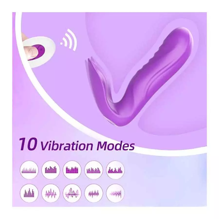 Remote Control Vibrator Couples Sex Toys for Women, Gephonsi Wearable Panty G Spot Clitoral Vibrator with 10 Vibrating 7 Pulsati