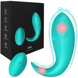 Wearable Panty G Spot Vibrator with Waterproof Remote Control for Public Play, G-Spot Clitoral Stimulator Sex Adult Pool Toy for