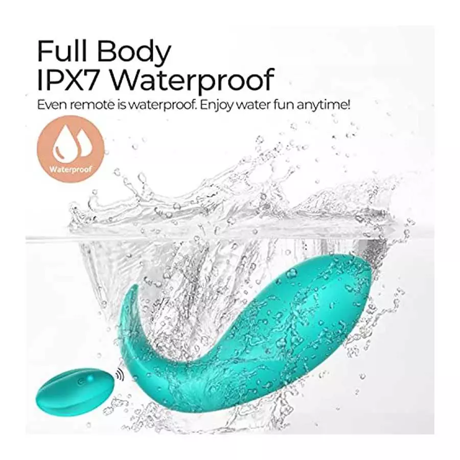 Wearable Panty G Spot Vibrator with Waterproof Remote Control for Public Play, G-Spot Clitoral Stimulator Sex Adult Pool Toy for