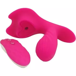 Wireless Remote-Control Heated-Instruction Manual Vibrator, Wearable Silicone Butterfly Dildo Vibrator with 10 Vibration Modes W