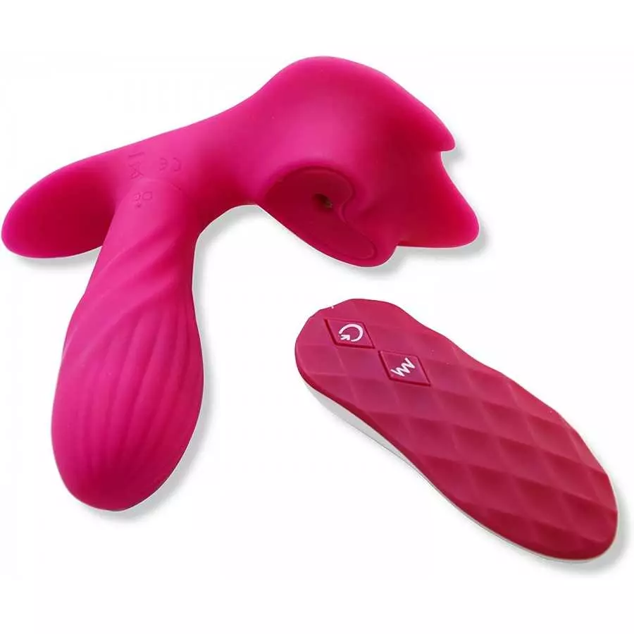 Wireless Remote-Control Heated-Instruction Manual Vibrator, Wearable Silicone Butterfly Dildo Vibrator with 10 Vibration Modes W