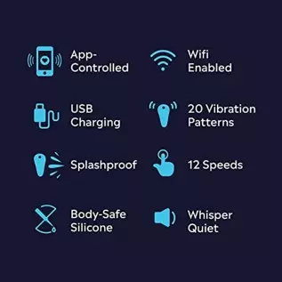 Love Distance Mag Panty Vibe, App Controlled, Adult Sex Toys for Women, 20 Vibrating Modes, Wearable Vibrator, Sexual Pleasure T Love Distance Mag Panty Vibe, App Controlled, Adult Sex Toys for Women, 20 Vibrating Modes, Wearable Vibrator, Sexual Pleasure T