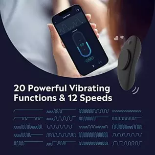 Love Distance Mag Panty Vibe, App Controlled, Adult Sex Toys for Women, 20 Vibrating Modes, Wearable Vibrator, Sexual Pleasure T Love Distance Mag Panty Vibe, App Controlled, Adult Sex Toys for Women, 20 Vibrating Modes, Wearable Vibrator, Sexual Pleasure T