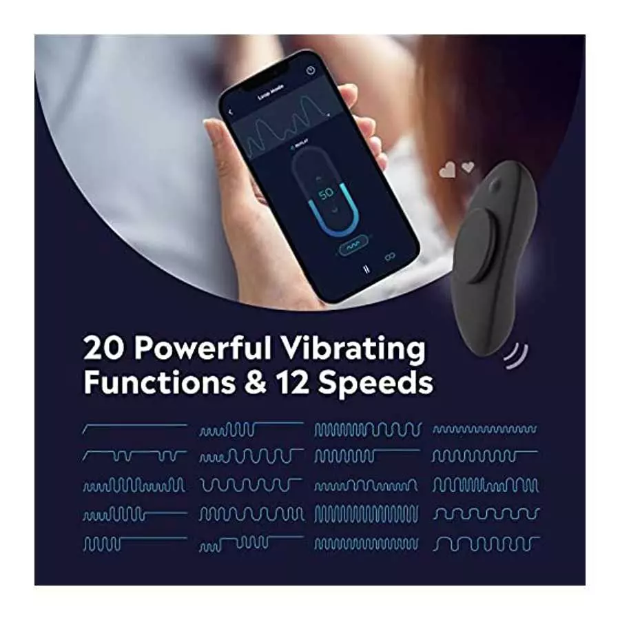 Love Distance Mag Panty Vibe, App Controlled, Adult Sex Toys for Women, 20 Vibrating Modes, Wearable Vibrator, Sexual Pleasure T