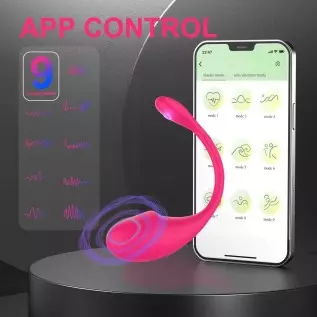 GODGREAT Bullet Vibrator for Women , APP Remote Control Vaginal Clitoral Stimulator Silicone Vibrating with 9 Powerful Vibration