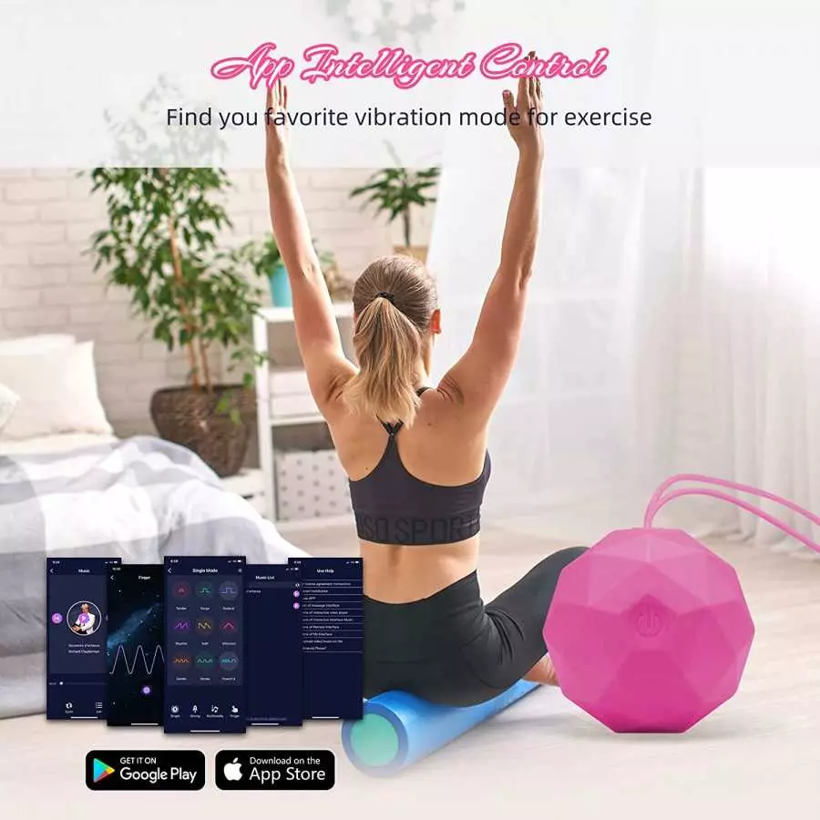 G-Spot Vibrator with APP Control, MEXITOP Wearable Waterproof Couples Vibrator with 9 Powerful Vibrations, Long Distance Control