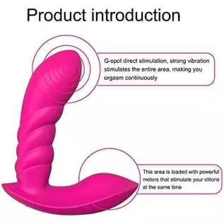 LUSH 3 ROSE Wearable Panty Vibrator with App Remote Control Vibrating Panties for G-Spot, 2 in 1 Dildo & Clitoral Anus Stimulato LUSH 3 ROSE Wearable Panty Vibrator with App Remote Control Vibrating Panties for G-Spot, 2 in 1 Dildo & Clitoral Anus Stimulato