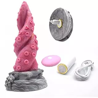 Monster Vibrating Dildo, 7.48Inch Realistic Animal Tentacle Dildos Vibrator Electric Anal Vibration Sex Toys with Suction Cup Monster Vibrating Dildo, 7.48Inch Realistic Animal Tentacle Dildos Vibrator Electric Anal Vibration Sex Toys with Suction Cup