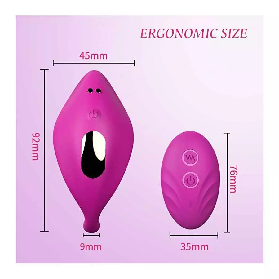 Wearable Panty Vibrator with Remote Control, Wireless Panties Vibrating Eggs- 12 Vibration Patterns, Quiet Vibratant Underwear, 