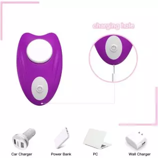 Wearable Female Butterfly Vibrator to Stimulate Female Clitoris with Magnetic Clip Panty Massager Nine Vibration Modes with Remo Wearable Female Butterfly Vibrator to Stimulate Female Clitoris with Magnetic Clip Panty Massager Nine Vibration Modes with Remo