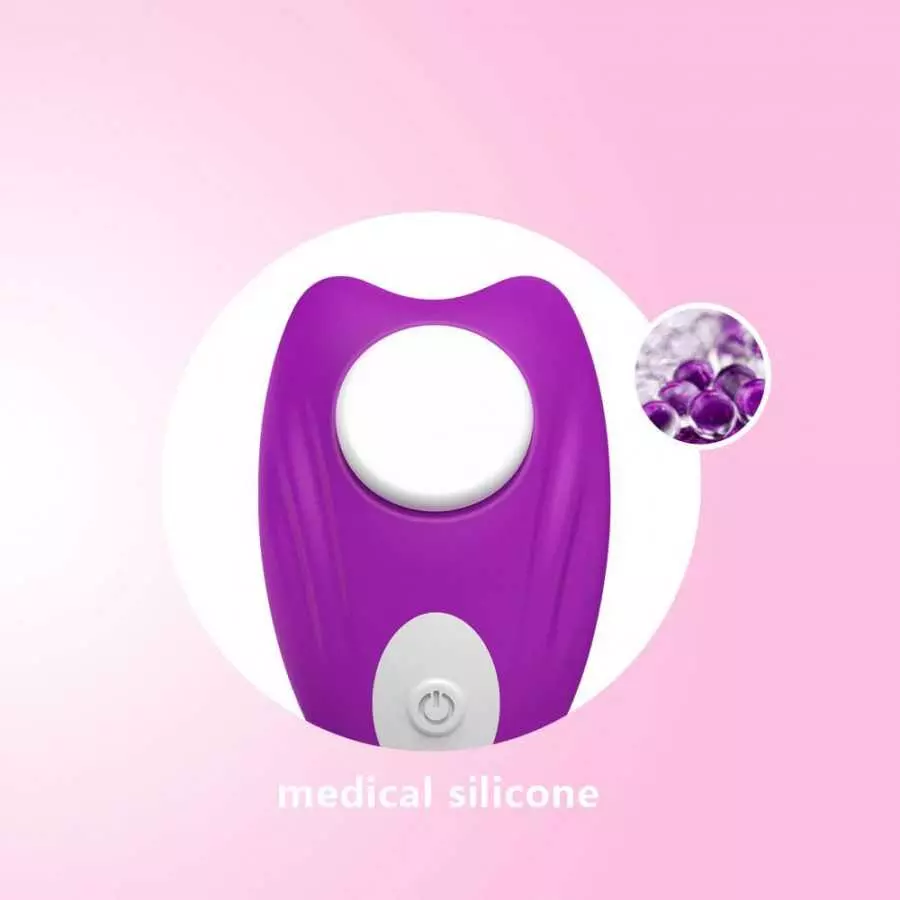 Wearable Female Butterfly Vibrator to Stimulate Female Clitoris with Magnetic Clip Panty Massager Nine Vibration Modes with Remo