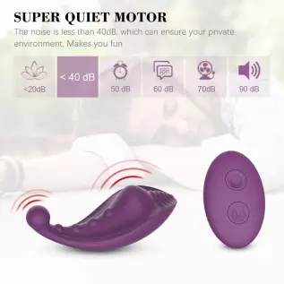 Panty Vibrator Wearable Comfortable Silent Butterfly Vibrating Toy Female Masturbator Stimulator Remote Control Vibrator for Wom