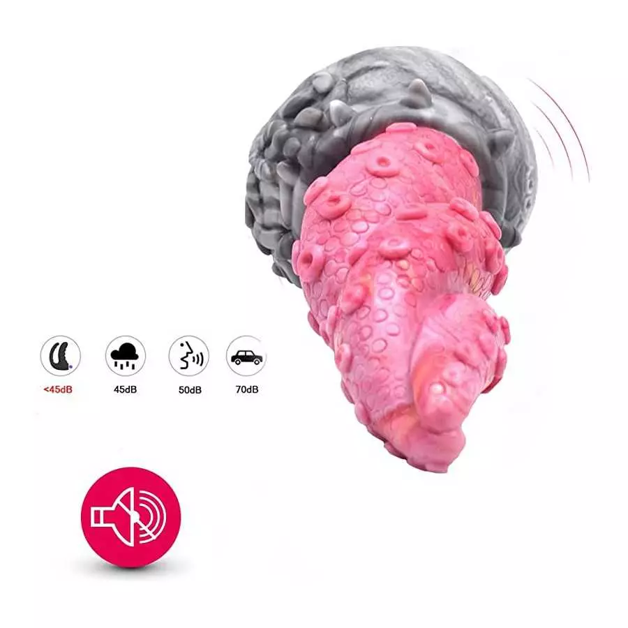 Monster Vibrating Dildo, 7.48Inch Realistic Animal Tentacle Dildos Vibrator Electric Anal Vibration Sex Toys with Suction Cup