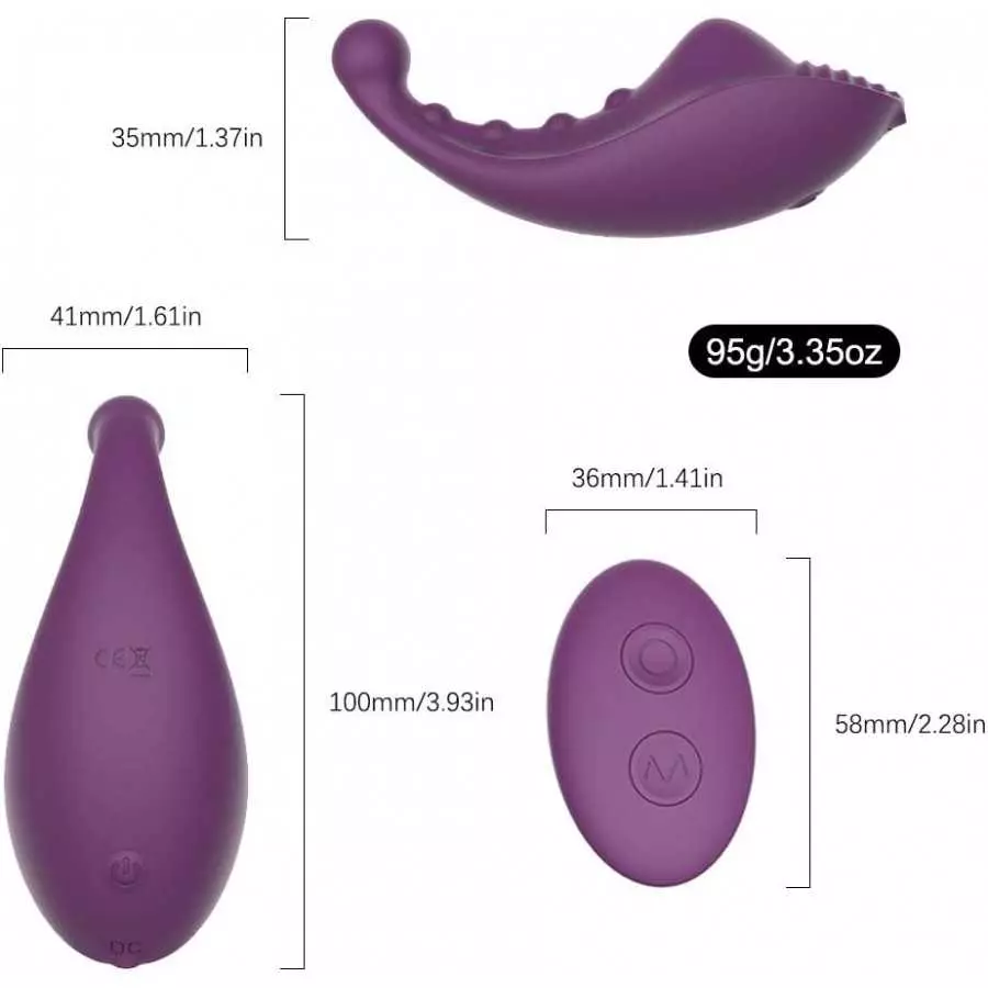 Panty Vibrator Wearable Comfortable Silent Butterfly Vibrating Toy Female Masturbator Stimulator Remote Control Vibrator for Wom