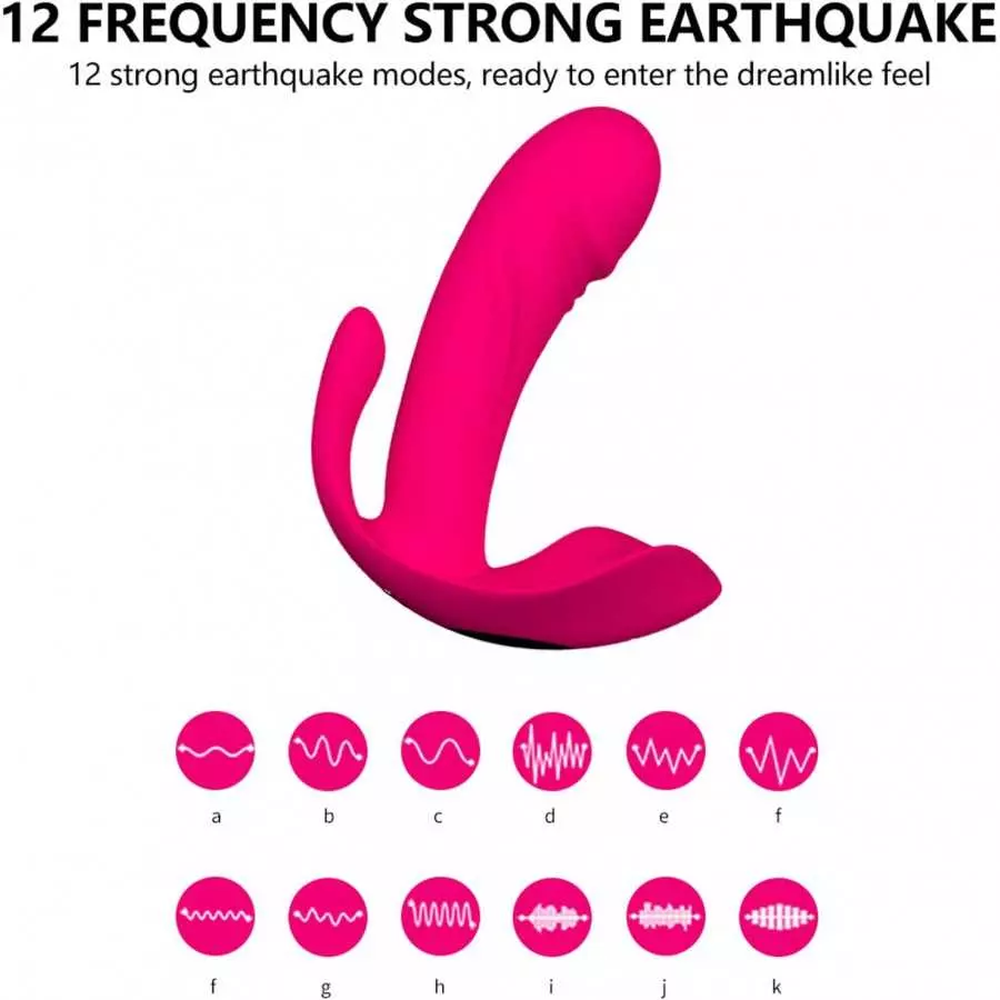 Butterfly Vibrator Perfect-Fitted Wearable Panty Clitoral G Spot Vibrator Sex Stimulator,Mimic Finger with Remote Vibrating Wigg