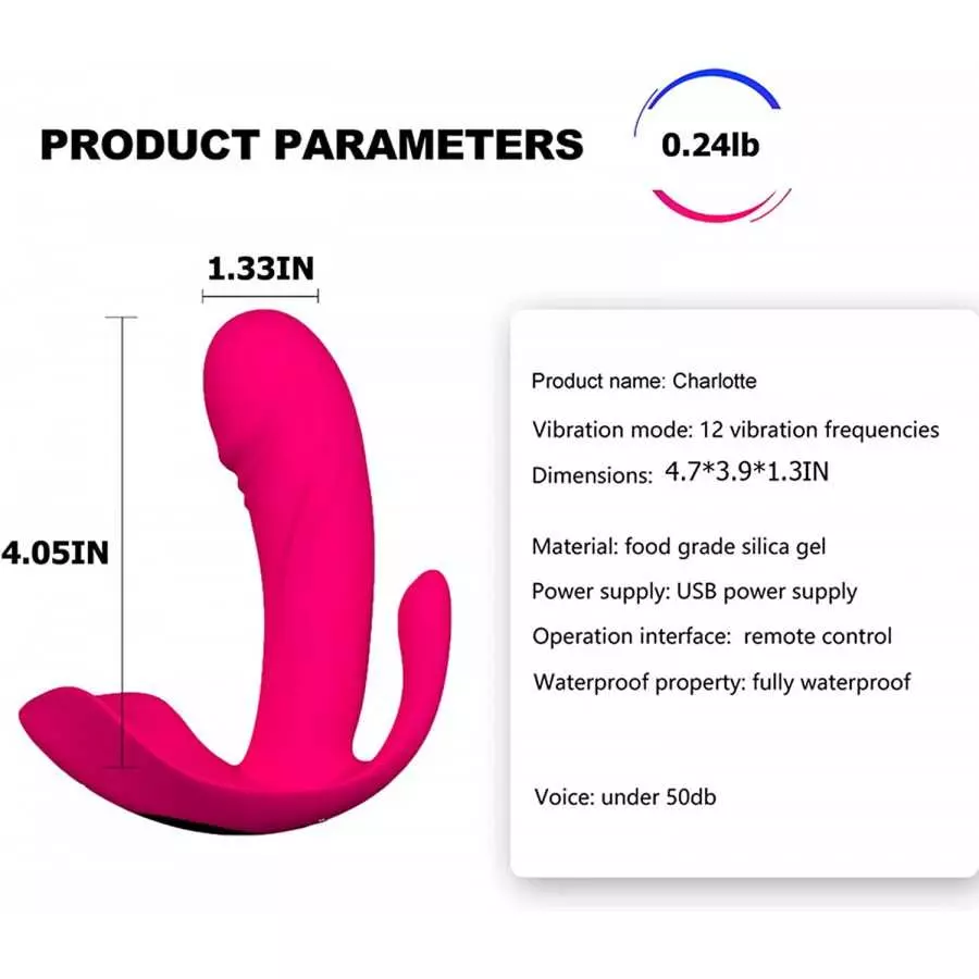 Butterfly Vibrator Perfect-Fitted Wearable Panty Clitoral G Spot Vibrator Sex Stimulator,Mimic Finger with Remote Vibrating Wigg