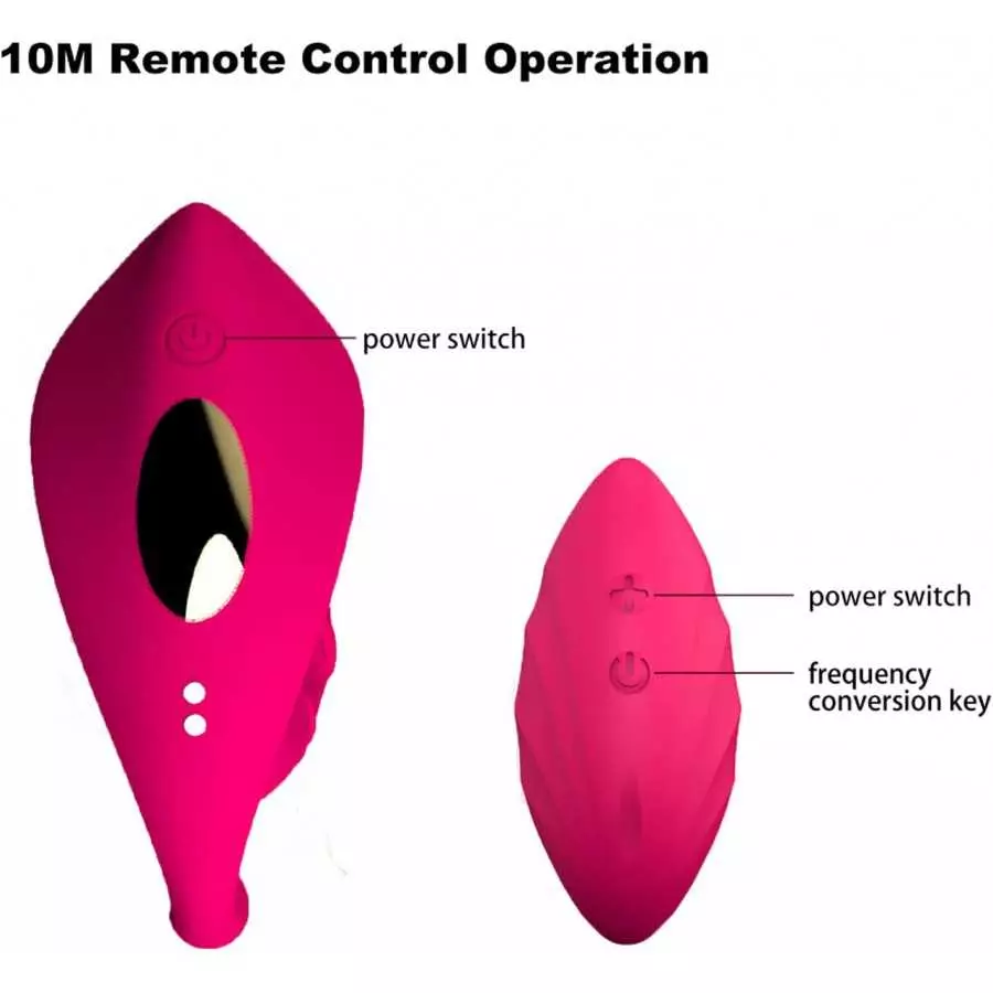 Butterfly Vibrator Perfect-Fitted Wearable Panty Clitoral G Spot Vibrator Sex Stimulator,Mimic Finger with Remote Vibrating Wigg