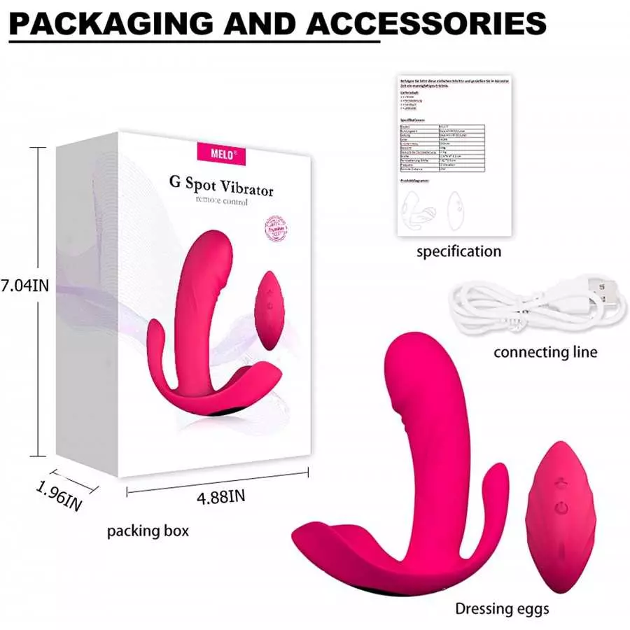 Butterfly Vibrator Perfect-Fitted Wearable Panty Clitoral G Spot Vibrator Sex Stimulator,Mimic Finger with Remote Vibrating Wigg
