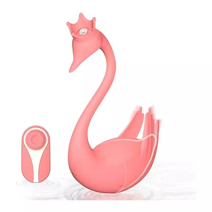 Wearable Panty Vibrator with Remote Control, G Spot Egg Vibrator Clit Nipple Stimulator with 8 Vibrations, Swan Pink Vibrating B Wearable Panty Vibrator with Remote Control, G Spot Egg Vibrator Clit Nipple Stimulator with 8 Vibrations, Swan Pink Vibrating B