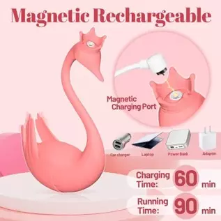 Wearable Panty Vibrator with Remote Control, G Spot Egg Vibrator Clit Nipple Stimulator with 8 Vibrations, Swan Pink Vibrating B Wearable Panty Vibrator with Remote Control, G Spot Egg Vibrator Clit Nipple Stimulator with 8 Vibrations, Swan Pink Vibrating B