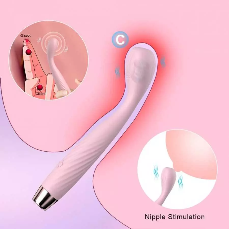 G Spot Vibrator, Finger Vibrator Vibrating Dildo Clitoral Vibrator Waterproof Clit Stimulator Nipple Stimulator Adult Sex Toys f