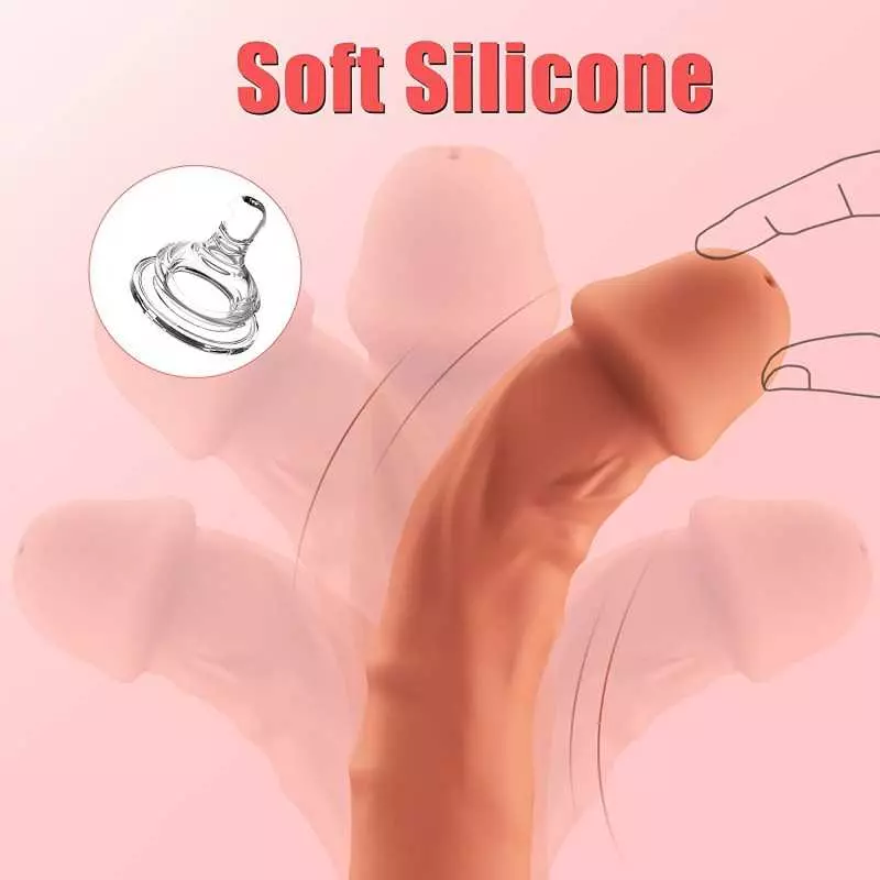 Realistic Dildo Vibrator, DANKIS G-spot Vibrator for Women's Sex, Dildos Adult Sex Toys with 10 Vibration Modes, Adult Pleasure 