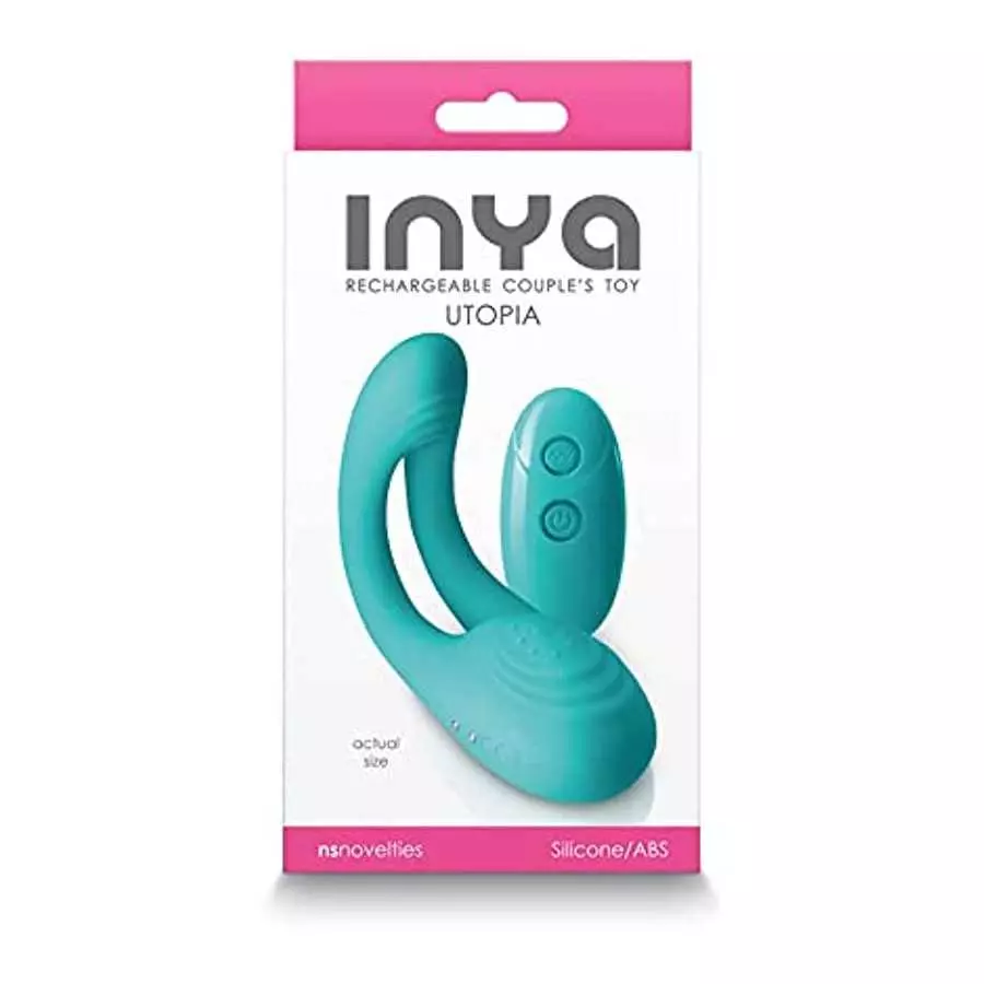 NS Novelties Inya Utopia Couples Vibrator - Teal