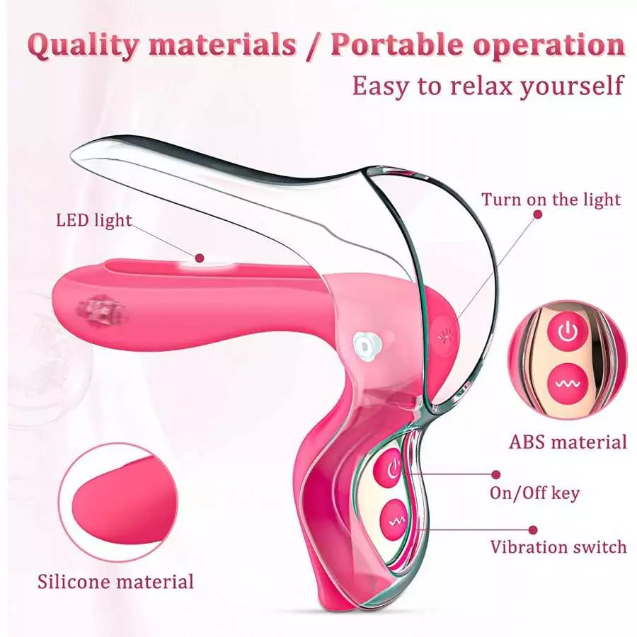 G Spot Vibrator Vibrators Clitoralis Stimulator Vibrator for Women 10 Vibrations Sex Toys 2 in 1 Toys Couples Adult with Light S