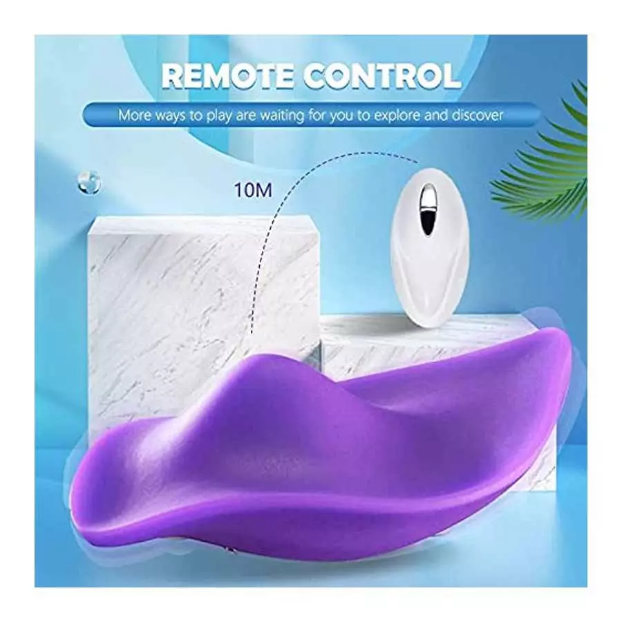 Panty Remote Vibrator Vibrator with Remote Control Vibrator for Women Wearable Panty Vibrator Clitoral Stimulator with Remote Co