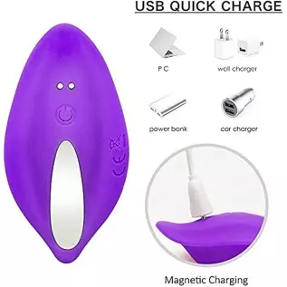 Panty Remote Vibrator Vibrator with Remote Control Vibrator for Women Wearable Panty Vibrator Clitoral Stimulator with Remote Co